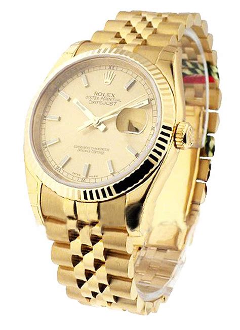 rolex datejust full gold